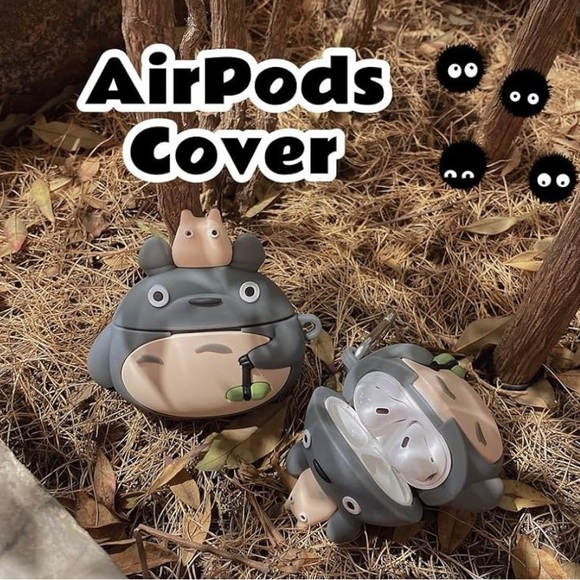 Case Compatible with AirPods 3 with Keychain, Cute Funny Cartoon Design Silicone - Picture 5 of 7